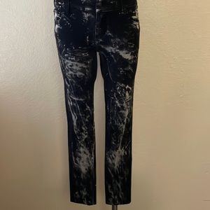 Royal Bones Bleach Splatter Pants